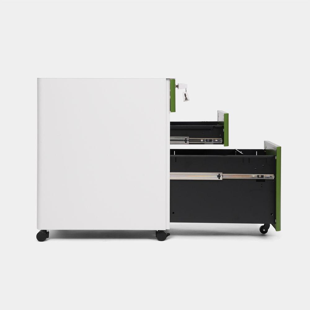 Hộc tủ tài liệu di động HyperWork Ivy Slim (Green - Mới, Full box, Chính hãng)