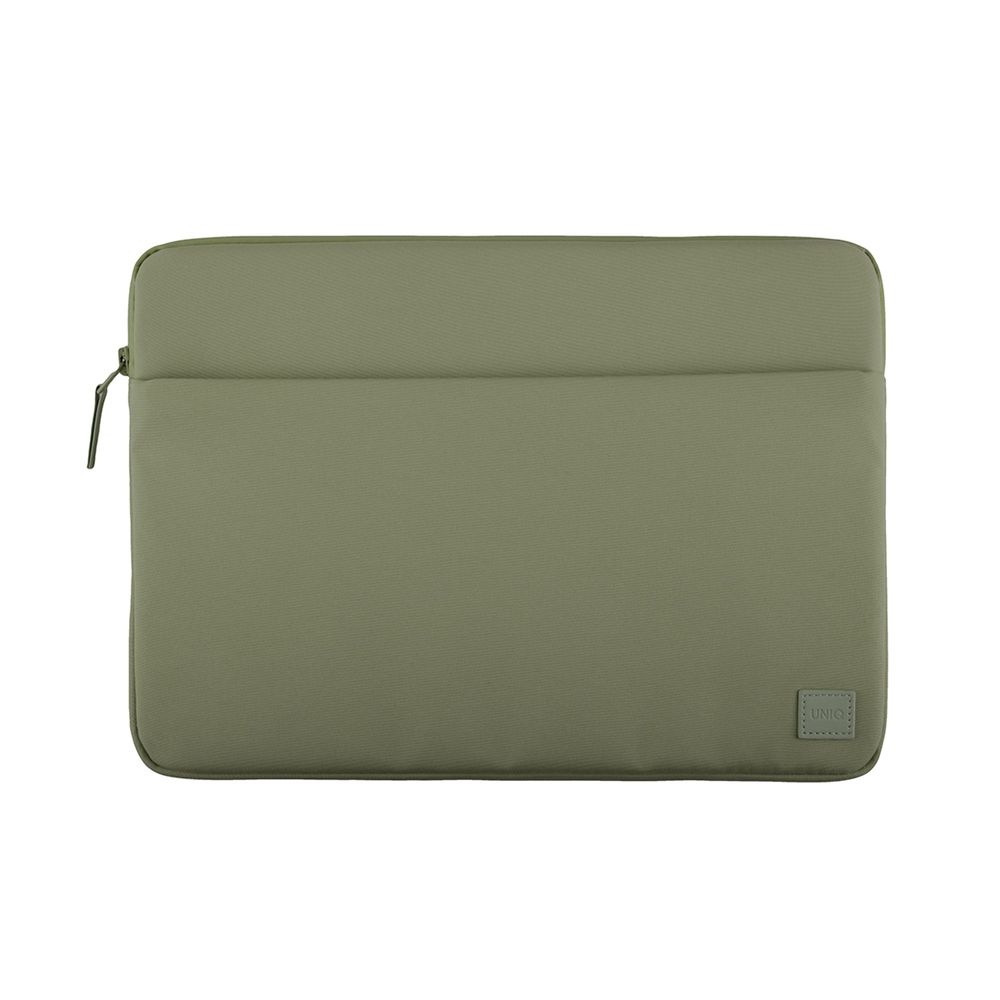 Túi Chống Sốc Laptop UNIQ Vienna (Phù hợp 13-14 inch - Green - Mới, Full box, Chính hãng)