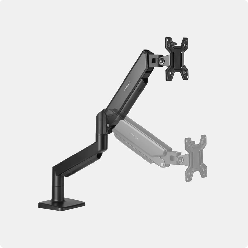 Arm màn hình HyperWork Core Arm | SA01 (Black - Mới, Full box, Chính hãng)