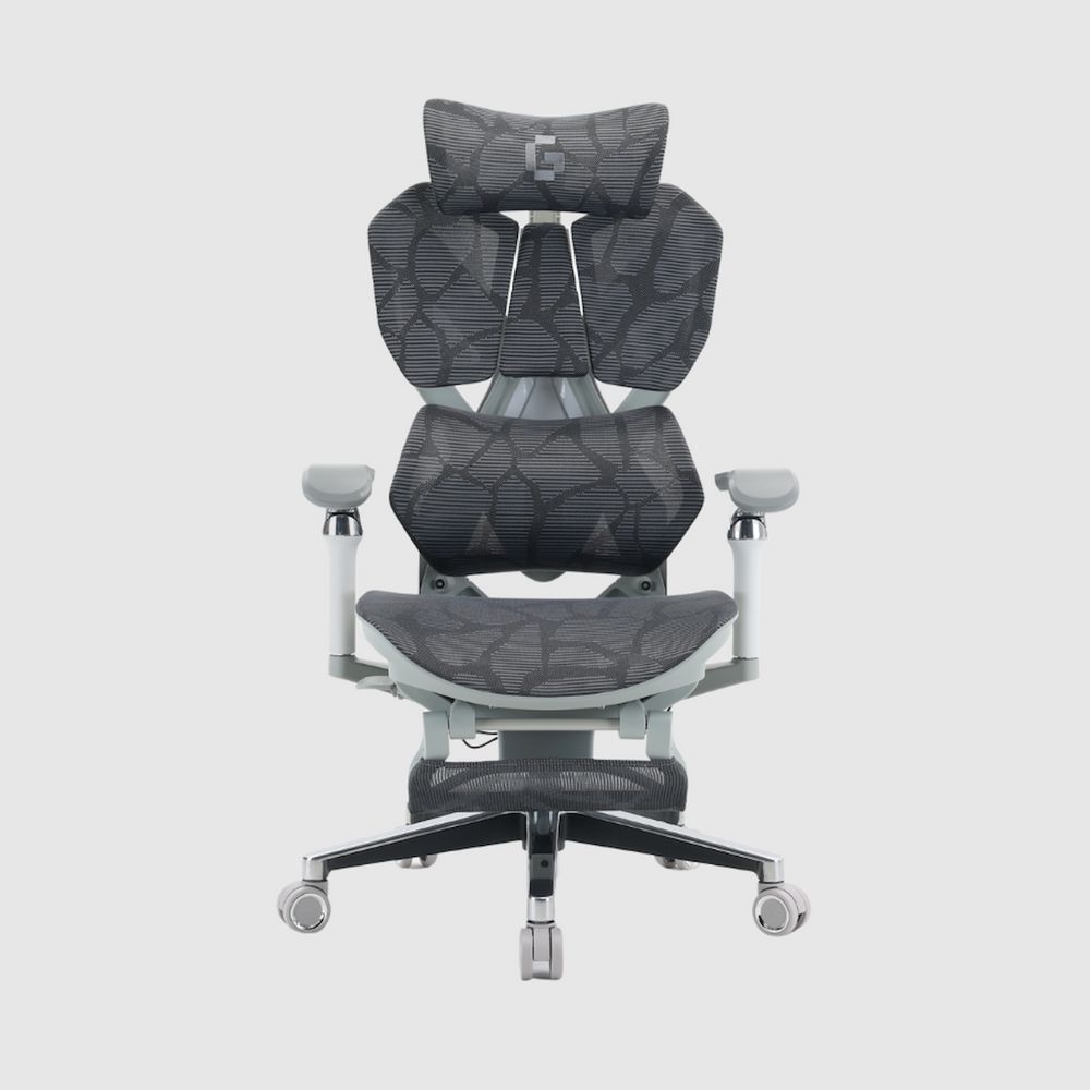 Ghế Công thái học Gami X5 Pro - Ergonomic Gaming (X5P - Grey - White - Mới, Full box, Chính hãng)