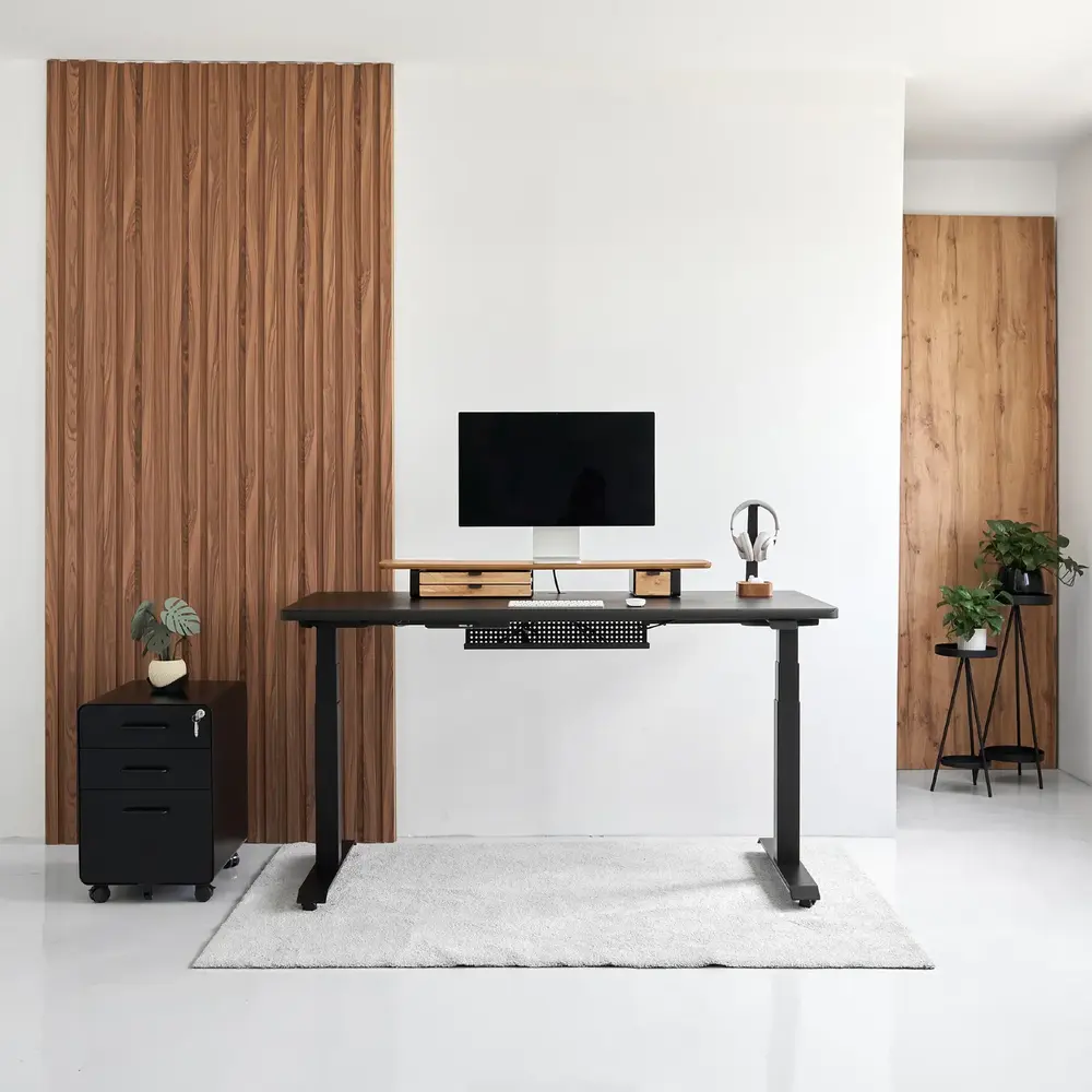 Bàn nâng hạ Noble Grande 2.0 - By NiceDesign (1800x750x30mm - Premium Black - Mới, Full box, Chính hãng) (NDSD24GRAN01)