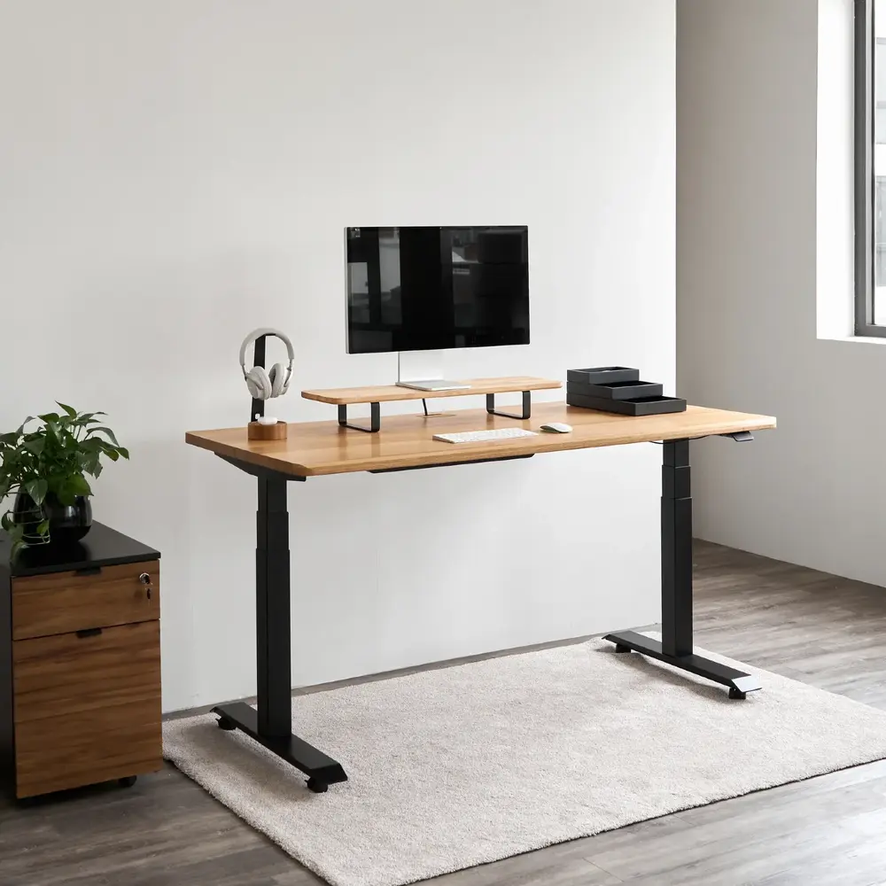 Bàn nâng hạ Noble Grande 2.0 - By NiceDesign (1800x750x30mm - Natural OAK - Mới, Full box, Chính hãng) (NDSD24GRAN02)