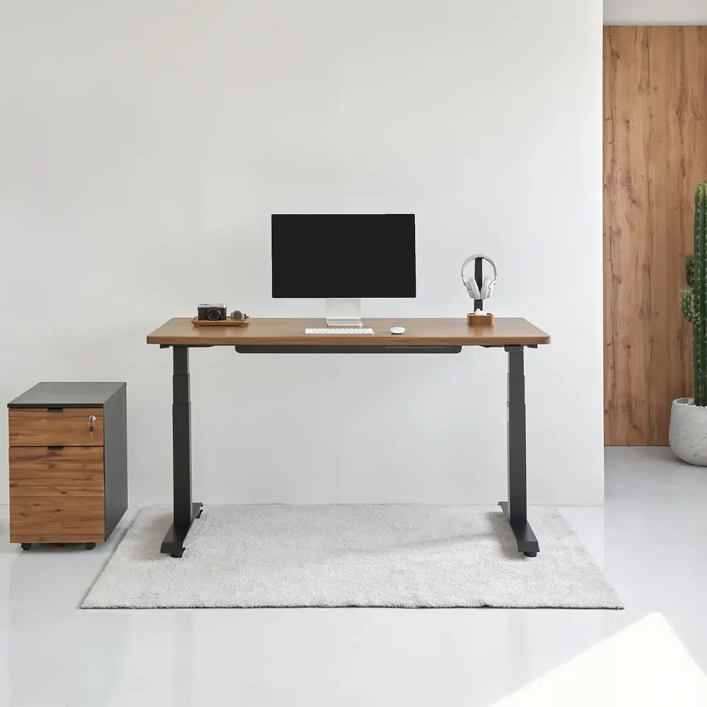 Bàn nâng hạ Noble Grande 2.0 - By NiceDesign (1800x750x30mm - Wanult - Mới, Full box, Chính hãng)