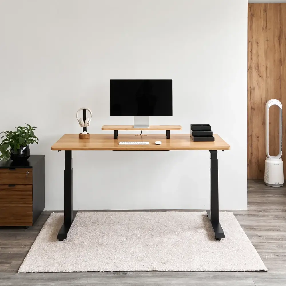 Bàn nâng hạ Noble Grande 2.0 - By NiceDesign (1800x750x30mm - Natural OAK - Mới, Full box, Chính hãng) (NDSD24GRAN02)
