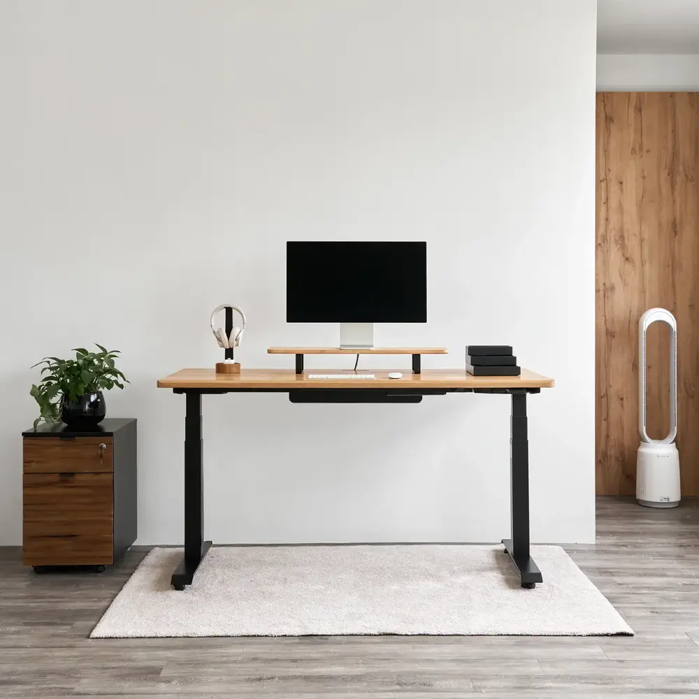 Bàn nâng hạ Noble Grande 2.0 - By NiceDesign (1800x750x30mm - Natural OAK - Mới, Full box, Chính hãng) (NDSD24GRAN02)