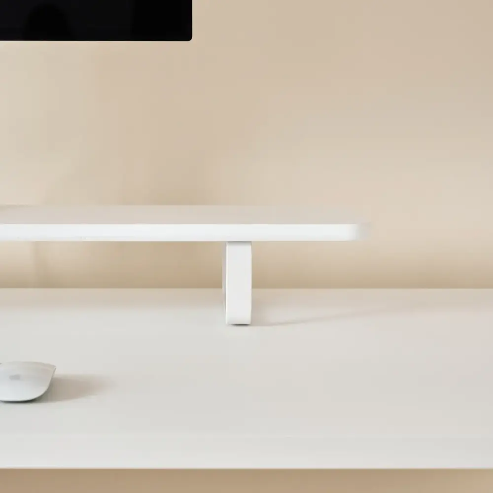 Kệ màn hình The Sil 2.0 - By NiceDesign (Size L - White - Mới, Full box, Chính hãng) (NDDS24SSIL04)
