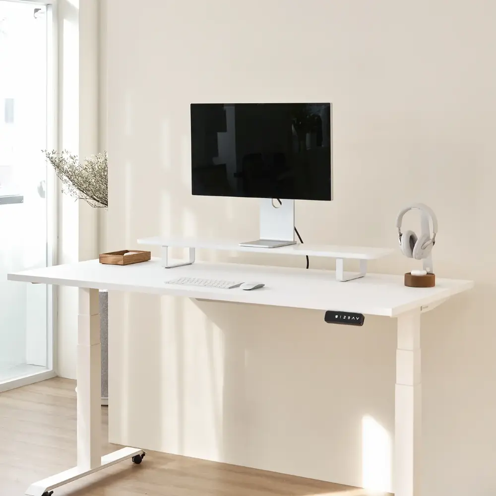 Kệ màn hình The Sil 2.0 - By NiceDesign (Size M - White - Mới, Full box, Chính hãng) (NDDS24SSIL01)