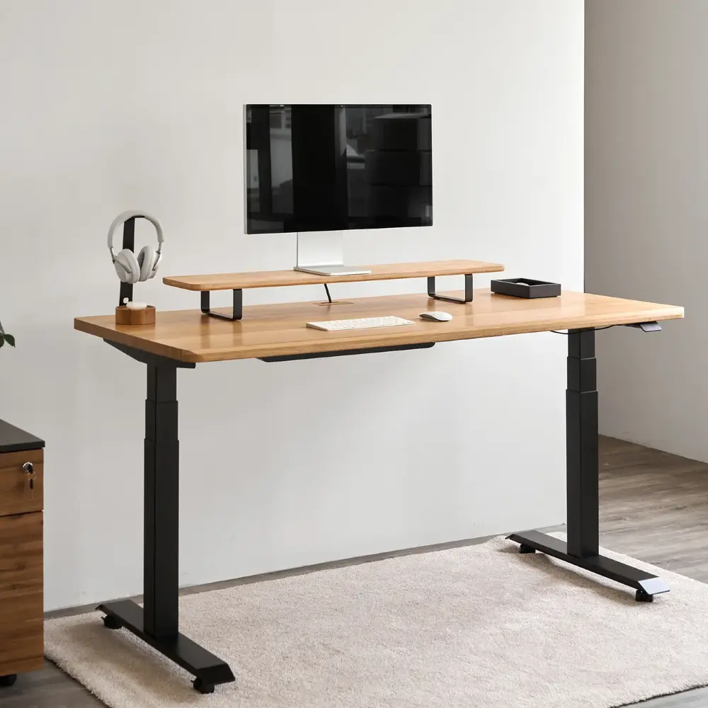Kệ màn hình The Sil 2.0 - By NiceDesign (Size M - Black - Natural Rubber - Mới, Full box, Chính hãng) (NDDS24SSIL01)
