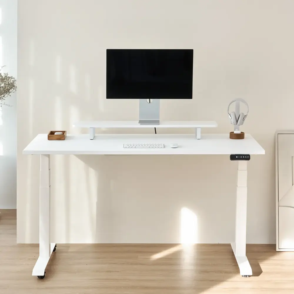 Kệ màn hình The Sil 2.0 - By NiceDesign (Size M - White - Mới, Full box, Chính hãng) (NDDS24SSIL01)