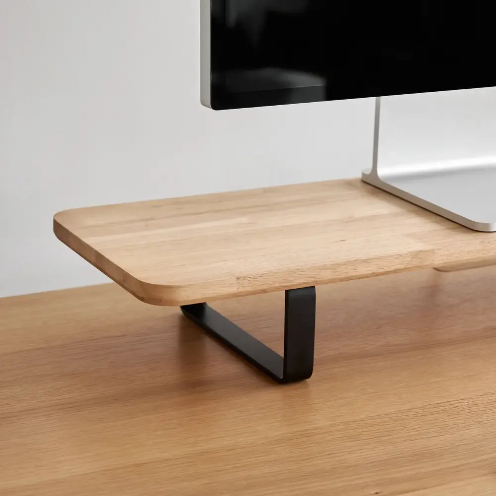 Kệ màn hình The Sil 2.0 - By NiceDesign (Size M - Black - Natural Rubber - Mới, Full box, Chính hãng) (NDDS24SSIL01)