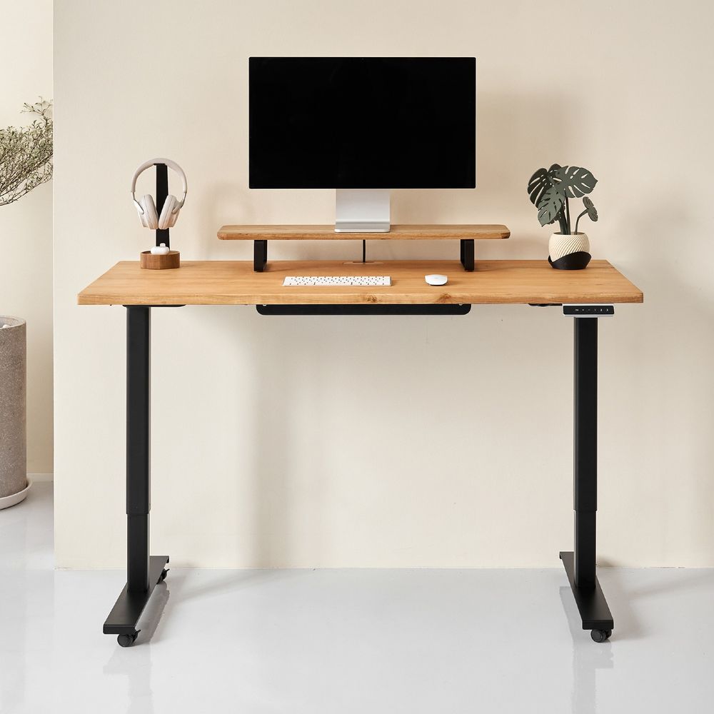 Bàn nâng hạ Fusion Edge - By NiceDesign (140x70cm - Natural ASH - Mới, Full box, Chính hãng)