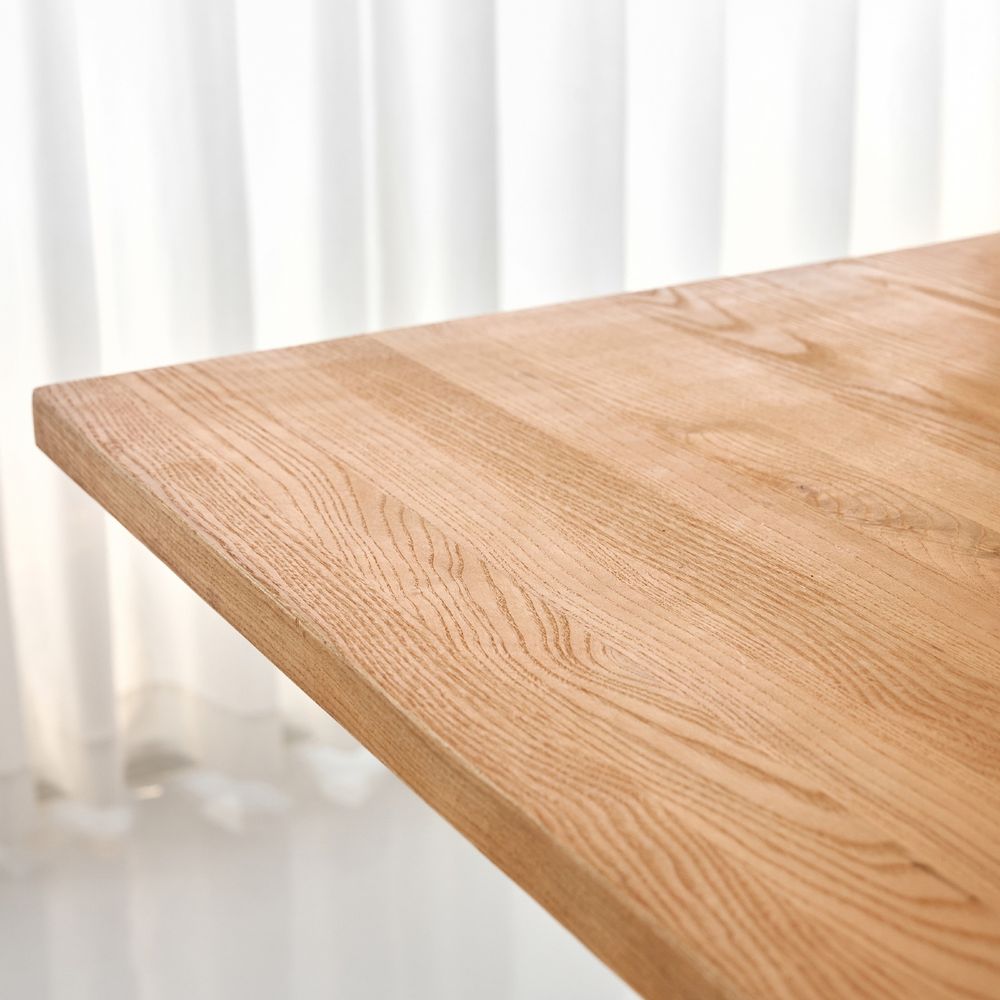 Mặt bàn gỗ tự nhiên Taxua - by NiceDesign (Cao Cấp) (1400x750x25mm - Natural ASH - Mới, Sealed, Chính hãng)