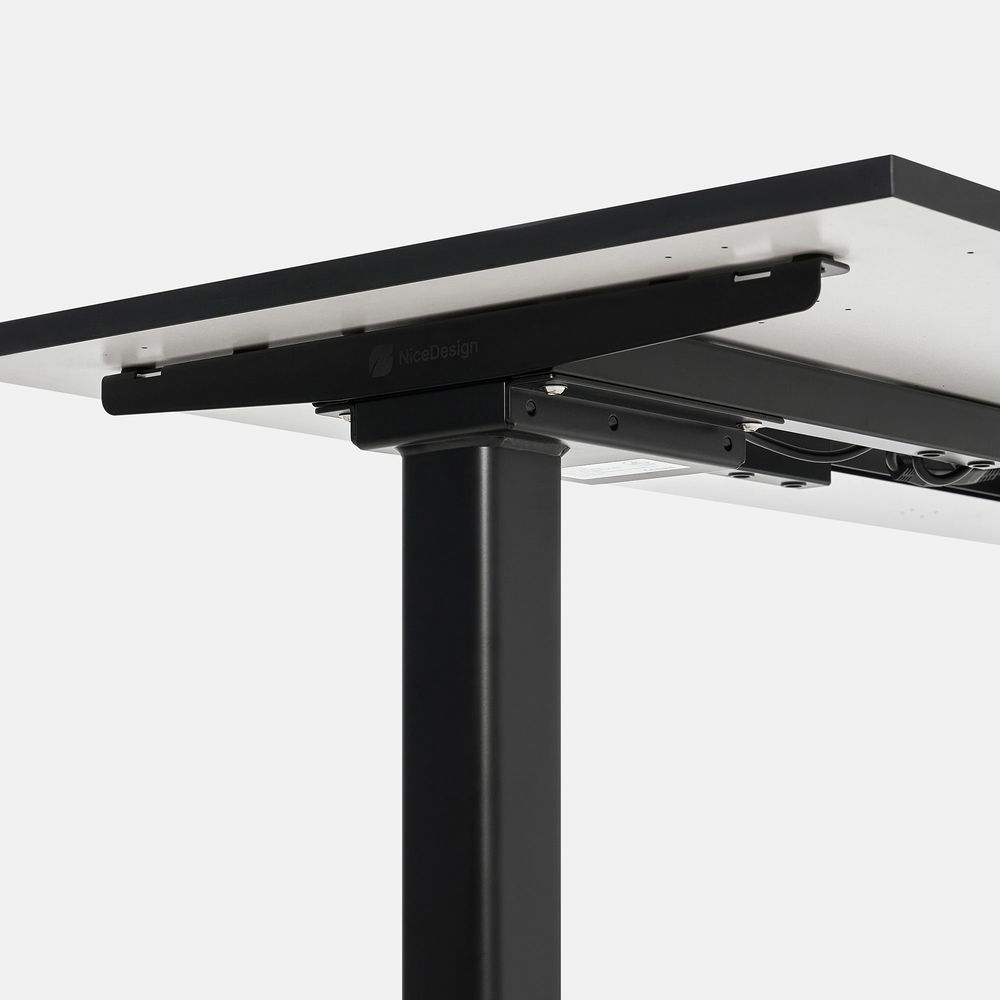 Bàn nâng hạ Pure Edge - By NiceDesign (120x60cm - Khung đen - Mới, Full box, Chính hãng) (NDAF24PUED01)