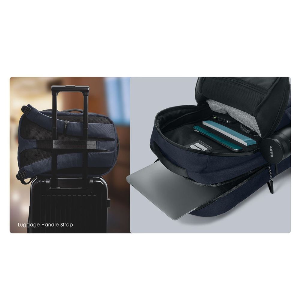 Balo chống nước LAUT Explorer 24L (Dark Blue - Mới, Full box, Chính hãng)
