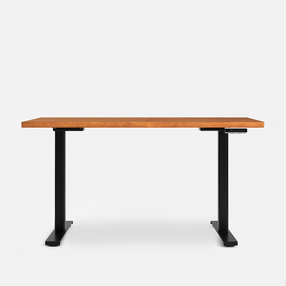 Bàn nâng hạ Taxua Edge - By NiceDesign (Cao Cấp) (Màu Nâu - Khung đen - Mới, Full box, Chính hãng) (NDSD23TAXU10)