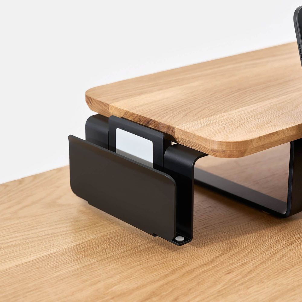 Giá đỡ Laptop gắn kệ màn hình ShelfLinks - By NiceDesign (Trắng - Mới, Full box, Chính hãng) (NDST24LAPD02)
