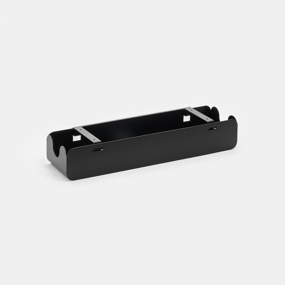 Hộp quản lý dây điện Forrest - By NiceDesign (60x12.3x15.5cm - Đen - Mới, Full box, Chính hãng) (NDCM24FRST01)