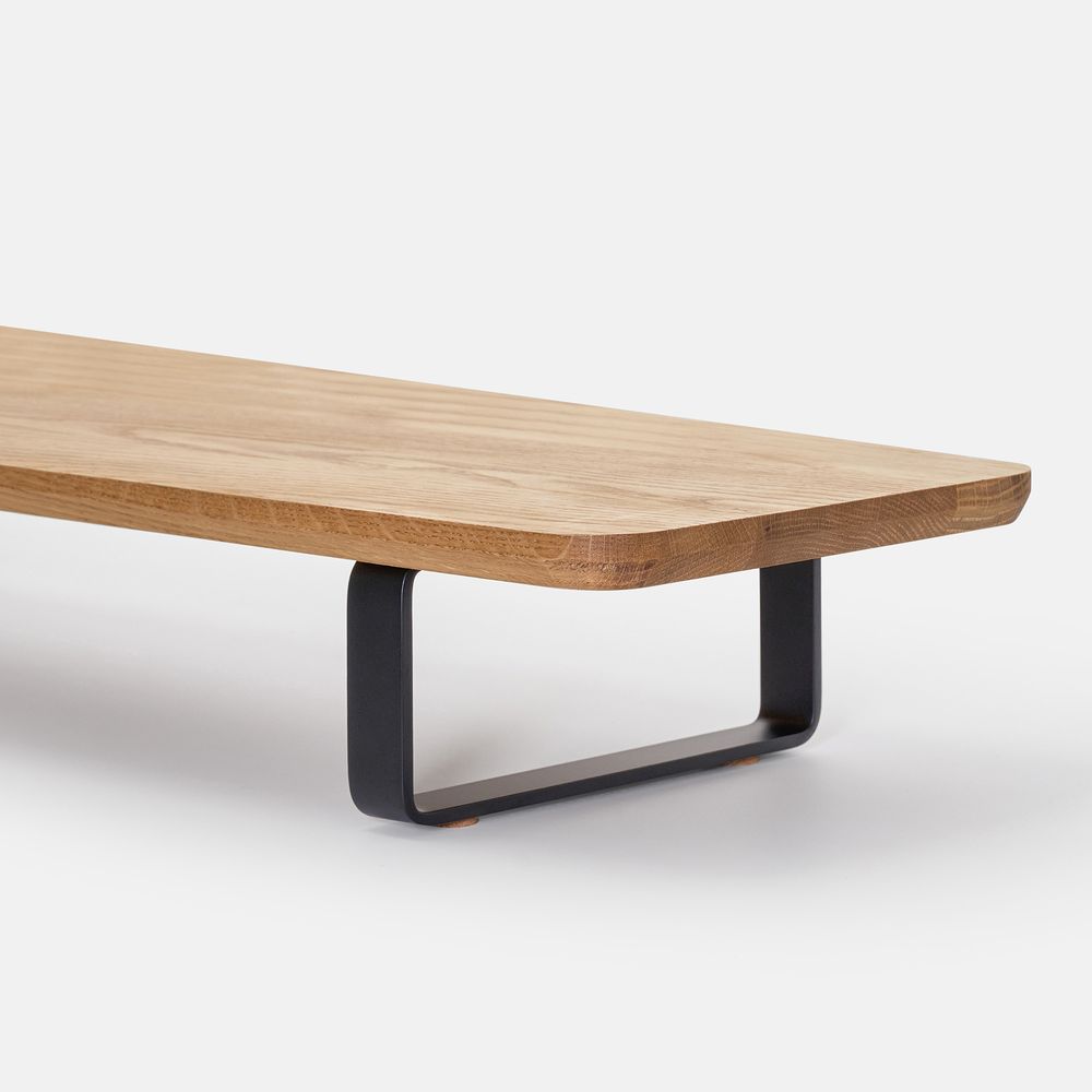 Kệ màn hình The Sil 2.0 - By NiceDesign (80x11x23cm - Khung trắng - Mới, Full box, Chính hãng) (NDDS24SSIL02)