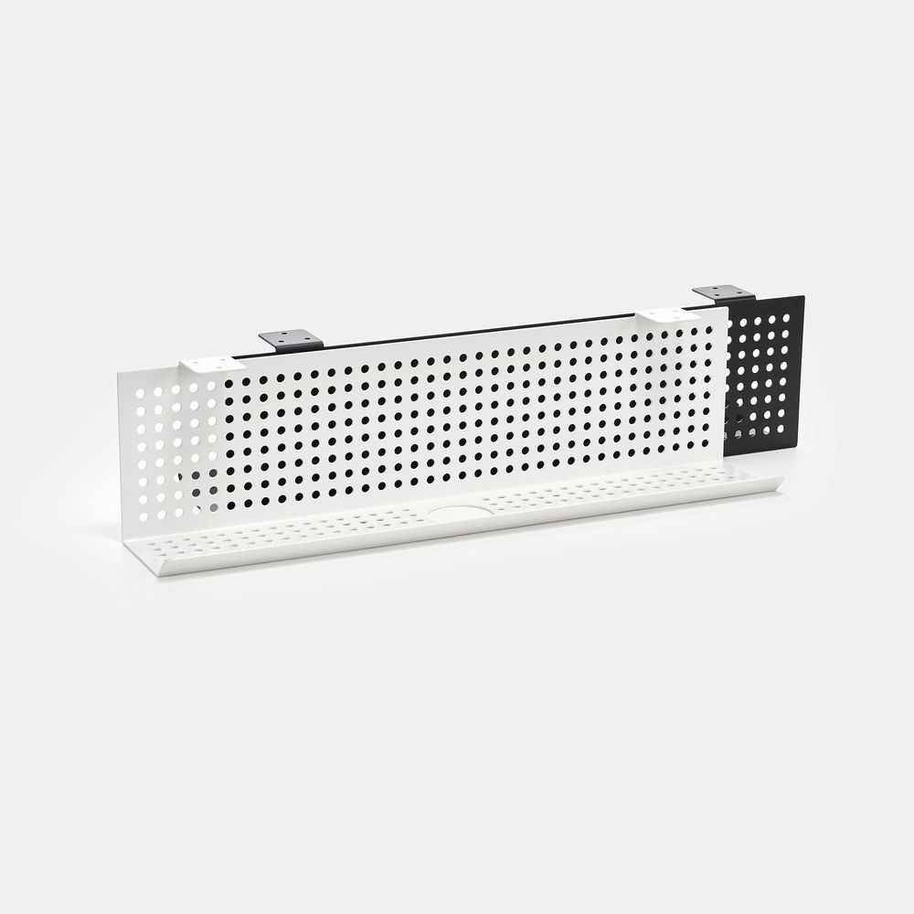Khay quản lý dây điện Matrix - By NiceDesign (60x12.3x15.5cm - Trắng - Mới, Full box, Chính hãng) (NDCM24MATX02)