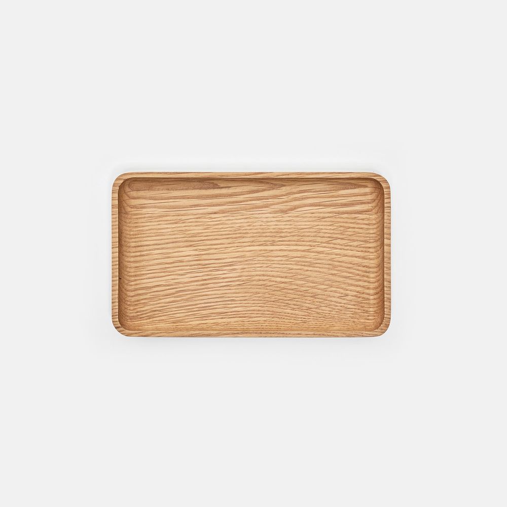 Khay để bàn Neat (Không vát) - By NiceDesign (20x12x2cm - Vàng gỗ tự nhiên - Mới, Full box, Chính hãng) (NDTR24NEAT)
