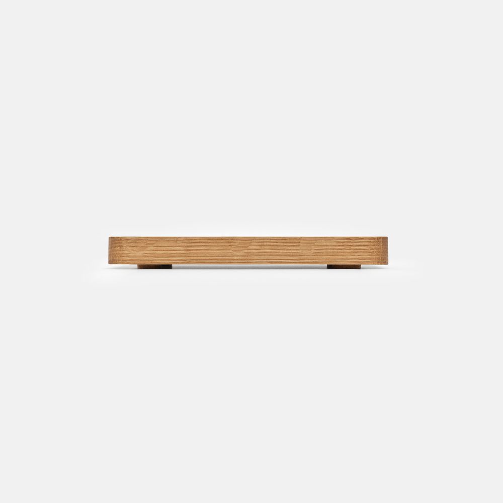 Khay để bàn Neat (Không vát) - By NiceDesign (24x20x2cm - Vàng gỗ tự nhiên - Mới, Full box, Chính hãng) (NDTR24NEAT02)
