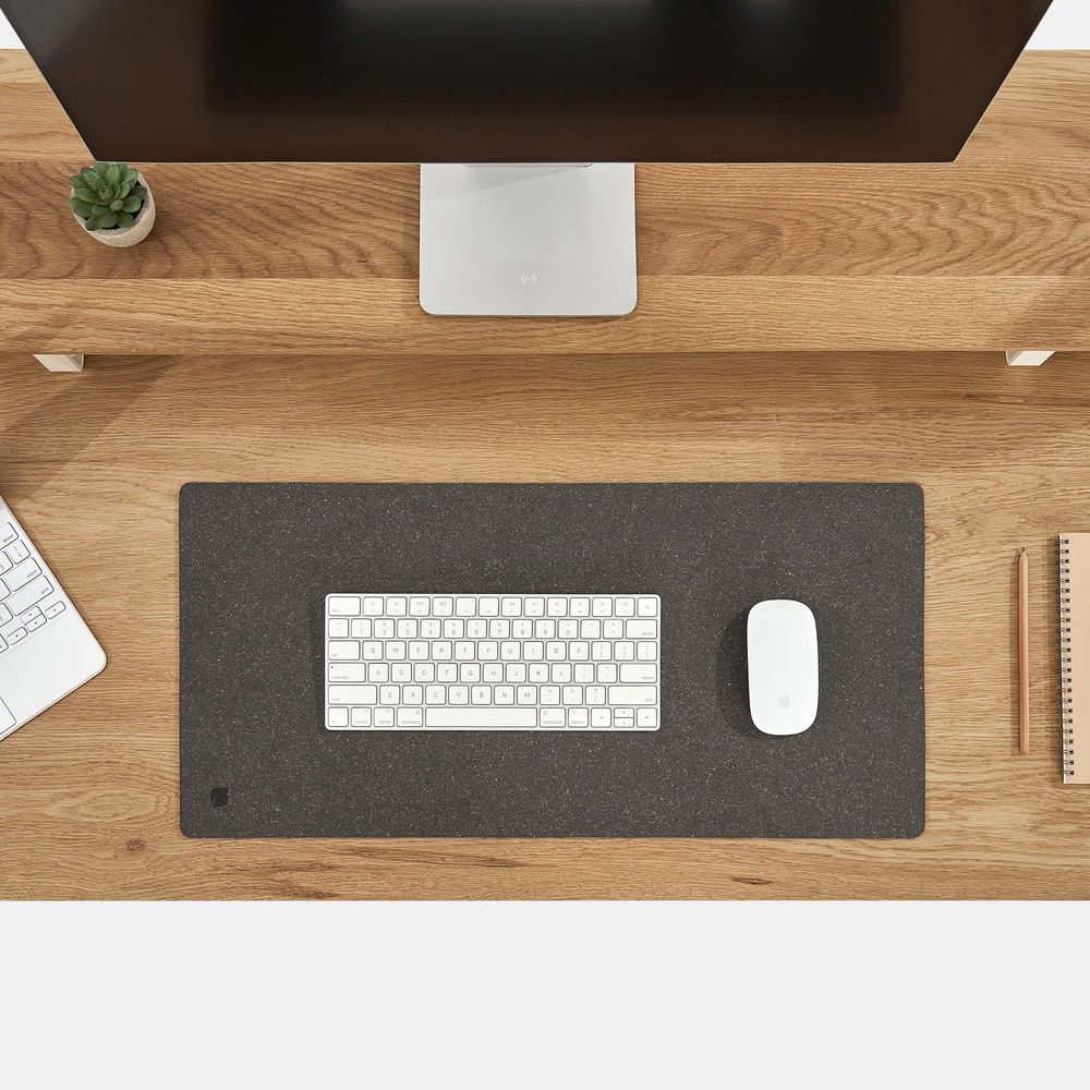 Tấm trải bàn làm việc NaturalSwift - By NiceDesign (47x66cm - Natural Gray - Mới, Full box, Chính hãng) (NDDP24NASW02)