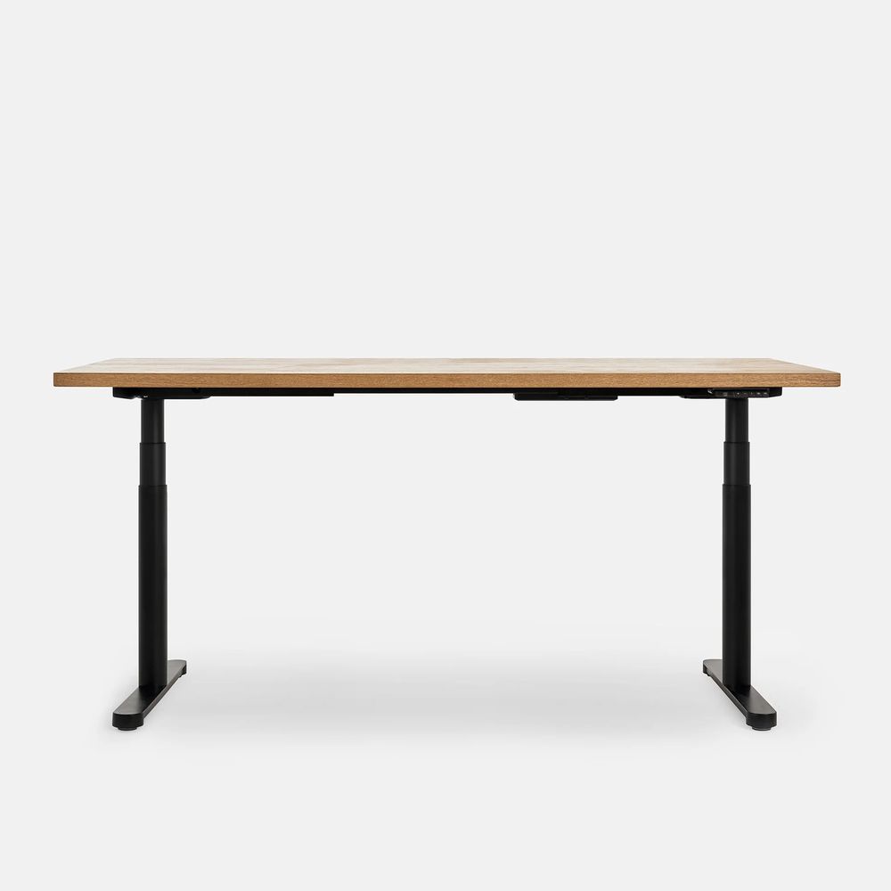 Bàn nâng hạ Noble Oasis - By NiceDesign (Oak - Black - Mới, Full box, Chính hãng) (NDSD24OASI01)