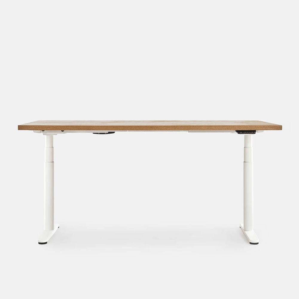 Bàn nâng hạ Noble Oasis - By NiceDesign (Oak - White - Mới, Full box, Chính hãng) (NDSD24OASI02)