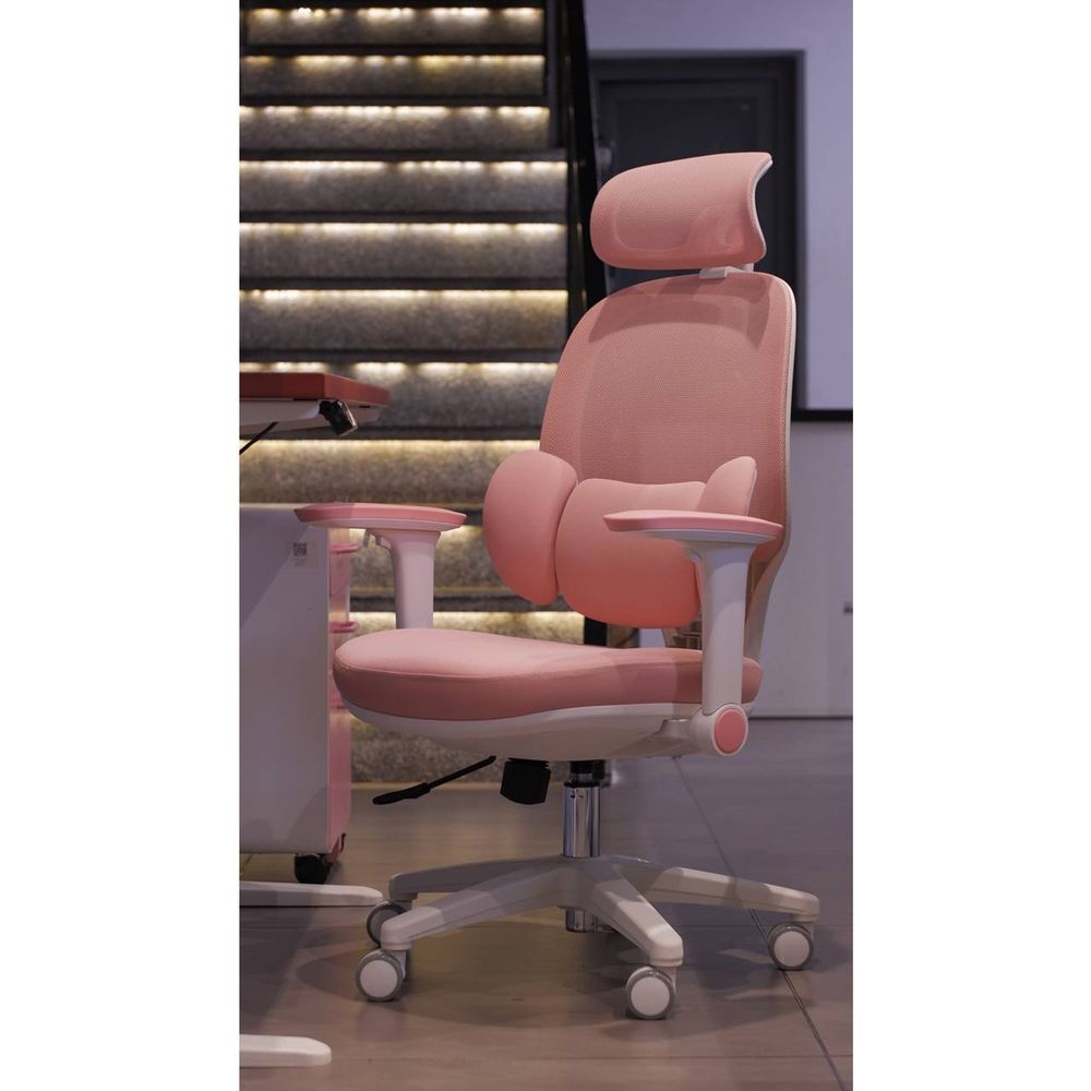 Ghế Công Thái Học Manson E3 Lite (Pink - Mới, Full box, Chính hãng)