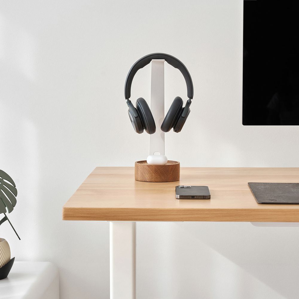 Bàn nâng hạ Fusion Edge - By NiceDesign (140x70cm - Khung trắng - Mới, Full box, Chính hãng)