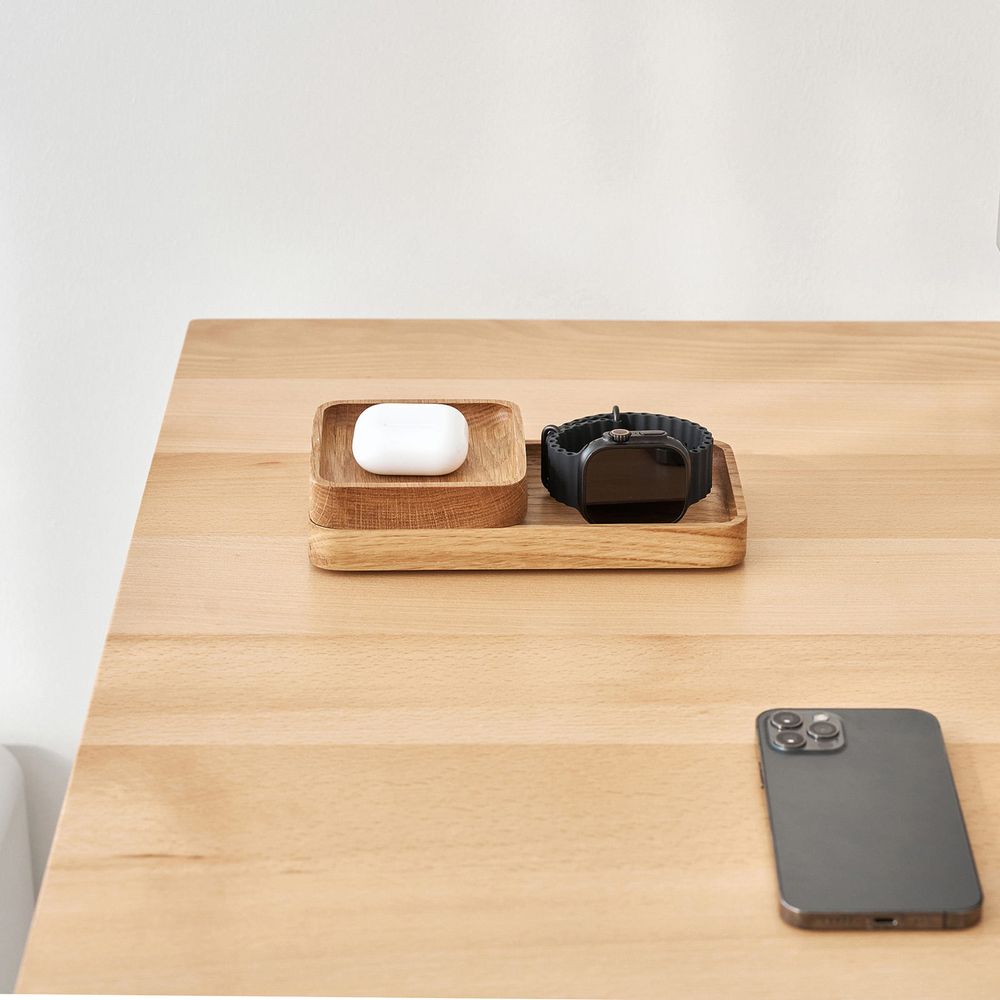 Mặt bàn gỗ tự nhiên Fusion - By NiceDesign (1400x700x25mm - Solid - Natural Beech - Mới, Full box, Chính hãng) (NDTT25FUSI02)