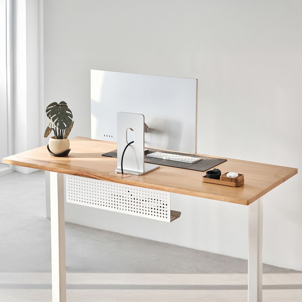 Mặt bàn gỗ tự nhiên Fusion - By NiceDesign (1400x700x25mm - Solid - Natural Beech - Mới, Full box, Chính hãng) (NDTT25FUSI02)