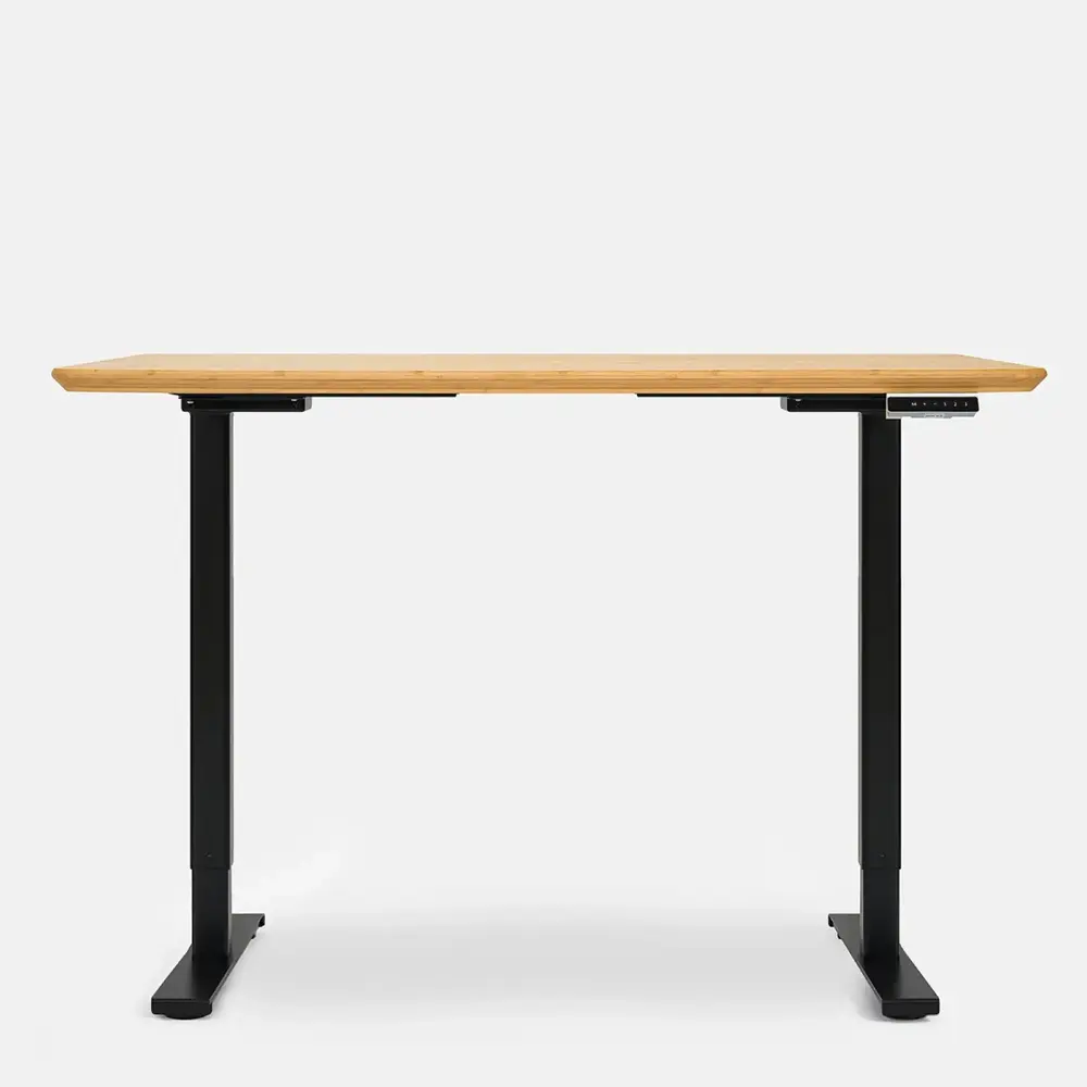 Bàn nâng hạ Edge Bamboo 2.0 - By NiceDesign (120x60cm - Khung đen - Mới, Full box, Chính hãng)
