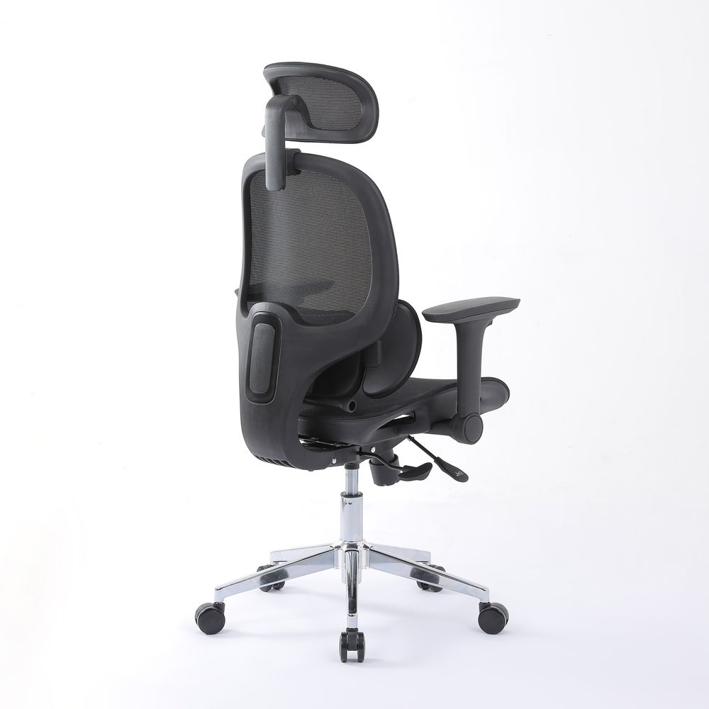 Ghế Công Thái Học Manson E3 Lite (Lưới - Black - Mới, Full box, Chính hãng)