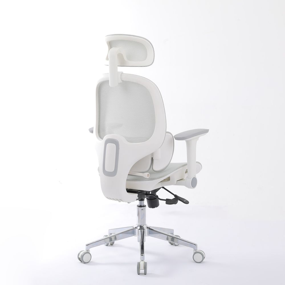 Ghế Công Thái Học Manson E3 Lite (Lưới - Gray - Mới, Full box, Chính hãng)