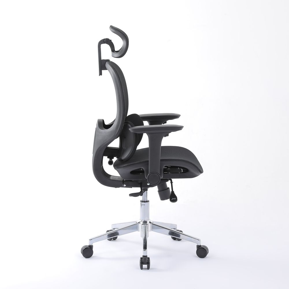 Ghế Công Thái Học Manson E3 Lite (Lưới - Black - Mới, Full box, Chính hãng)