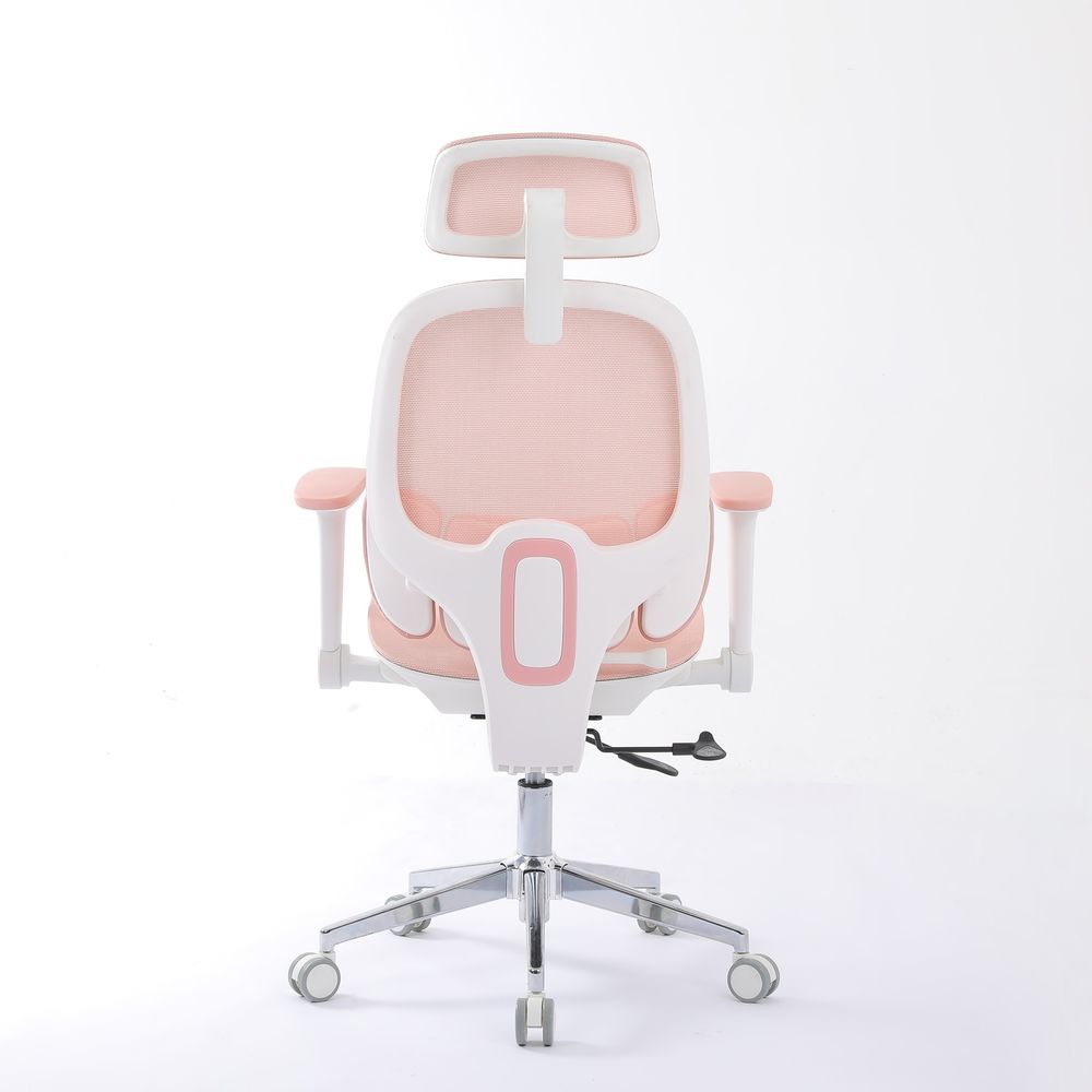 Ghế Công Thái Học Manson E3 Lite (Lưới - Pink - Mới, Full box, Chính hãng)