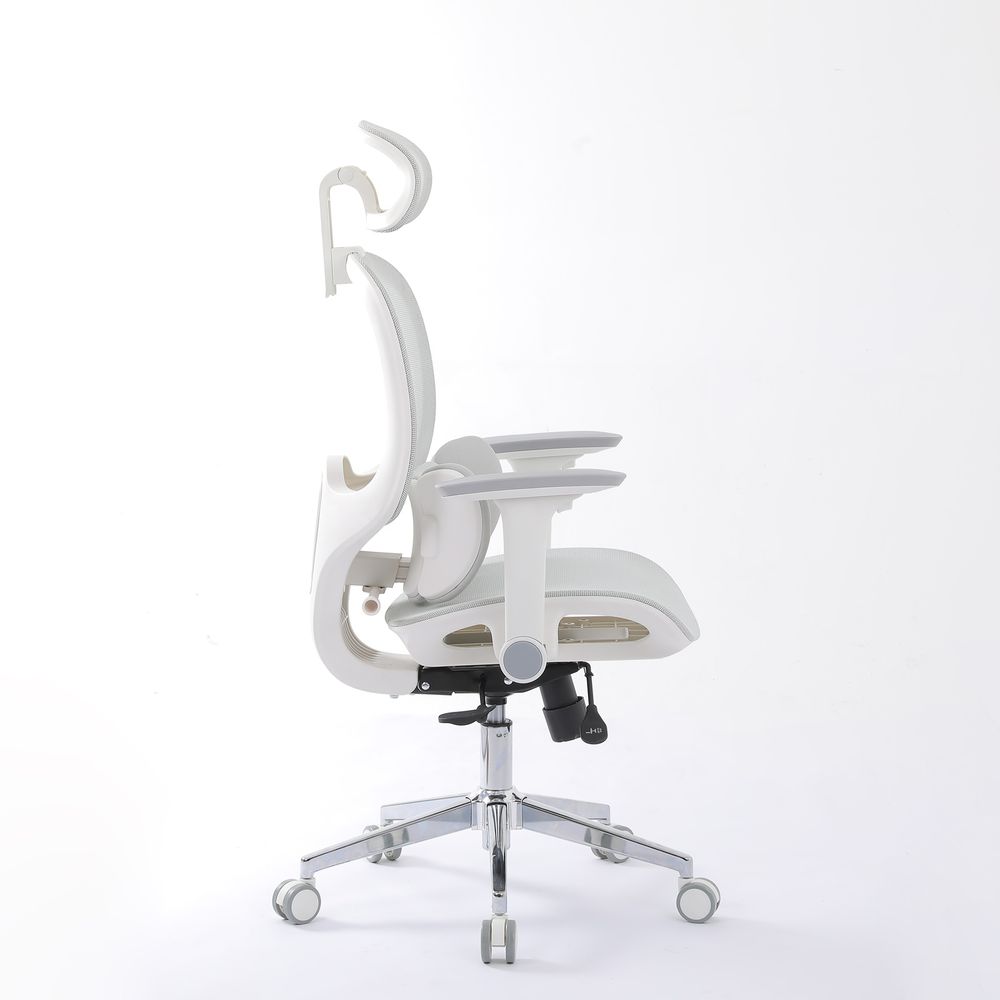 Ghế Công Thái Học Manson E3 Lite (Lưới - Gray - Mới, Full box, Chính hãng)