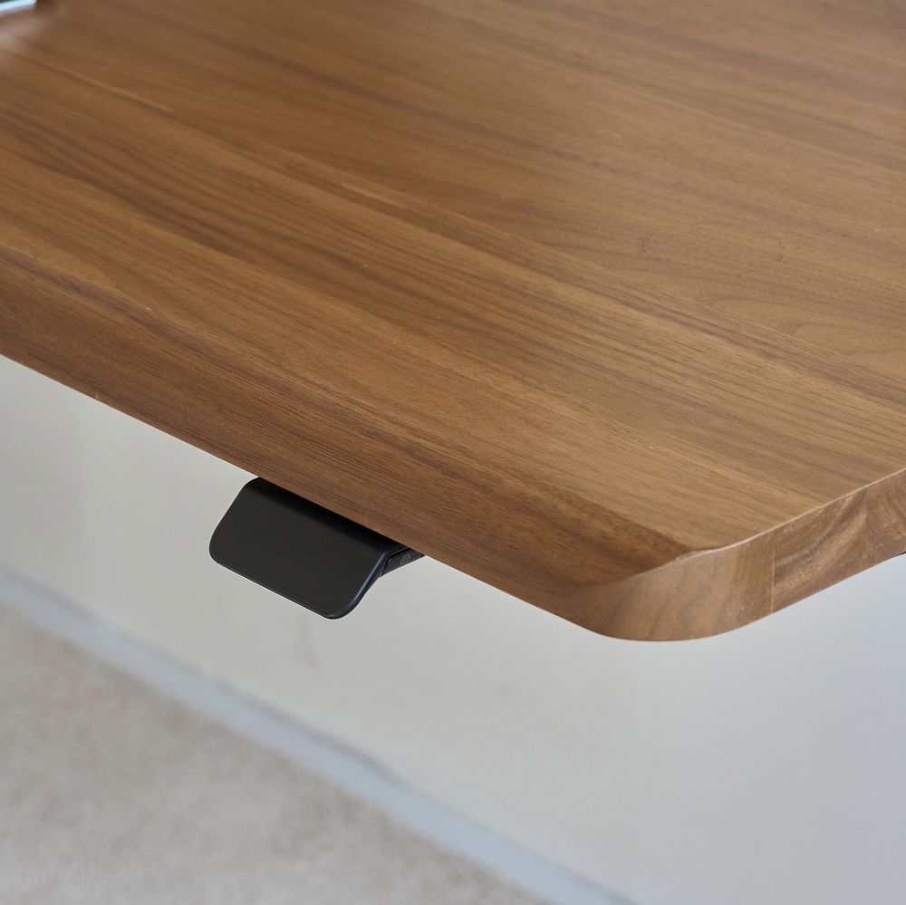 Mặt bàn gỗ tự nhiên Noble - By NiceDesign (1600x750x30mm - Black - walnut - Mới, Full box, Chính hãng) (NDTT25NOBL06)