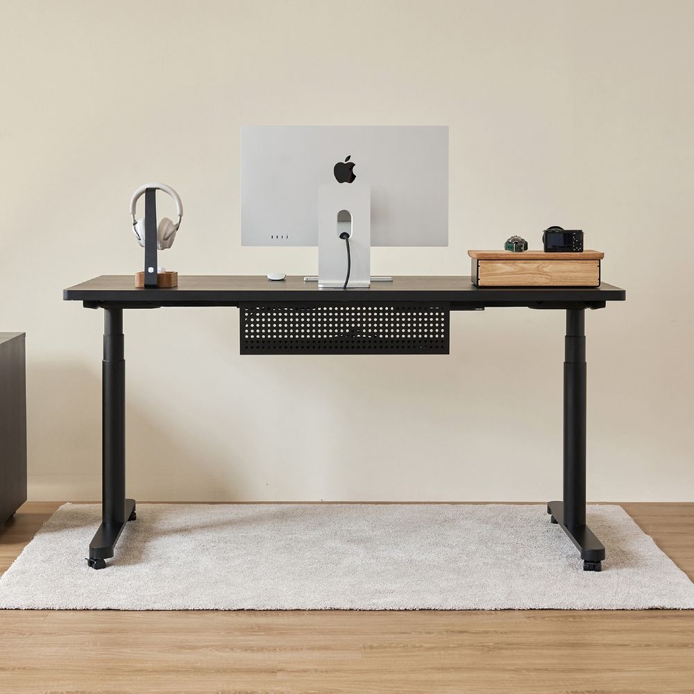 Mặt bàn gỗ tự nhiên Noble 2.0 - By NiceDesign (1800x750x30mm - Premium Black - Mới, Full box, Chính hãng) (NDTT25NOBL02)