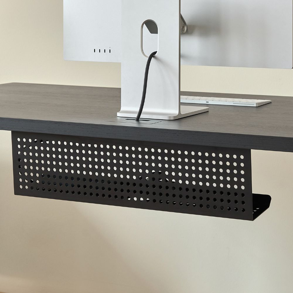 Mặt bàn gỗ tự nhiên Noble 2.0 - By NiceDesign (1800x750x30mm - Premium Black - Mới, Full box, Chính hãng) (NDTT25NOBL02)