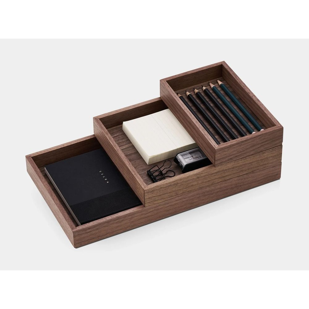 Valet Tray (36x20cm - Walnut - Mới, Full box, Chính hãng) (NDTR25VALE01WN)