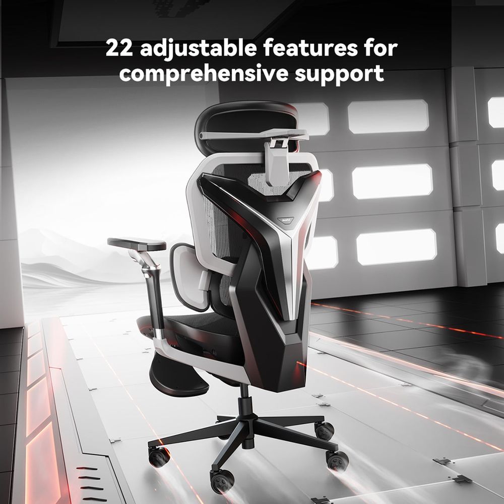 Ghế công thái học AutoFull G7 - Ergonomic Gaming Chair (White - Mới, Full box, Chính hãng)