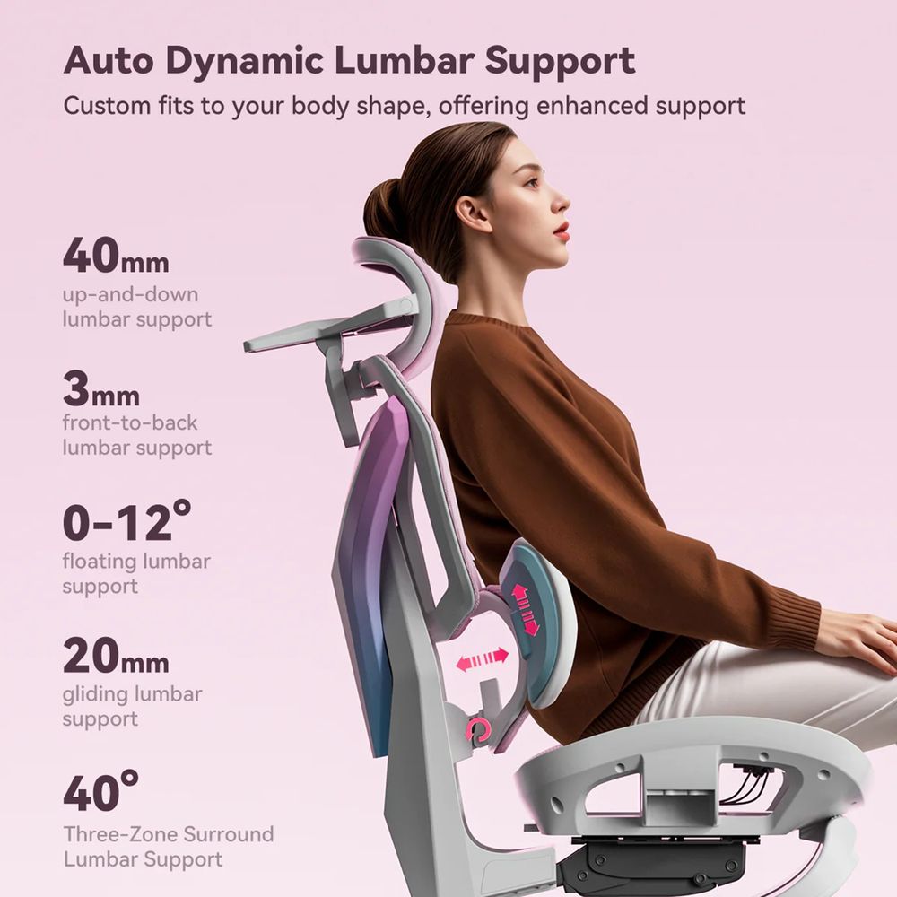 Ghế công thái học AutoFull G7 - Ergonomic Gaming Chair (Purple - Mới, Full box, Chính hãng)