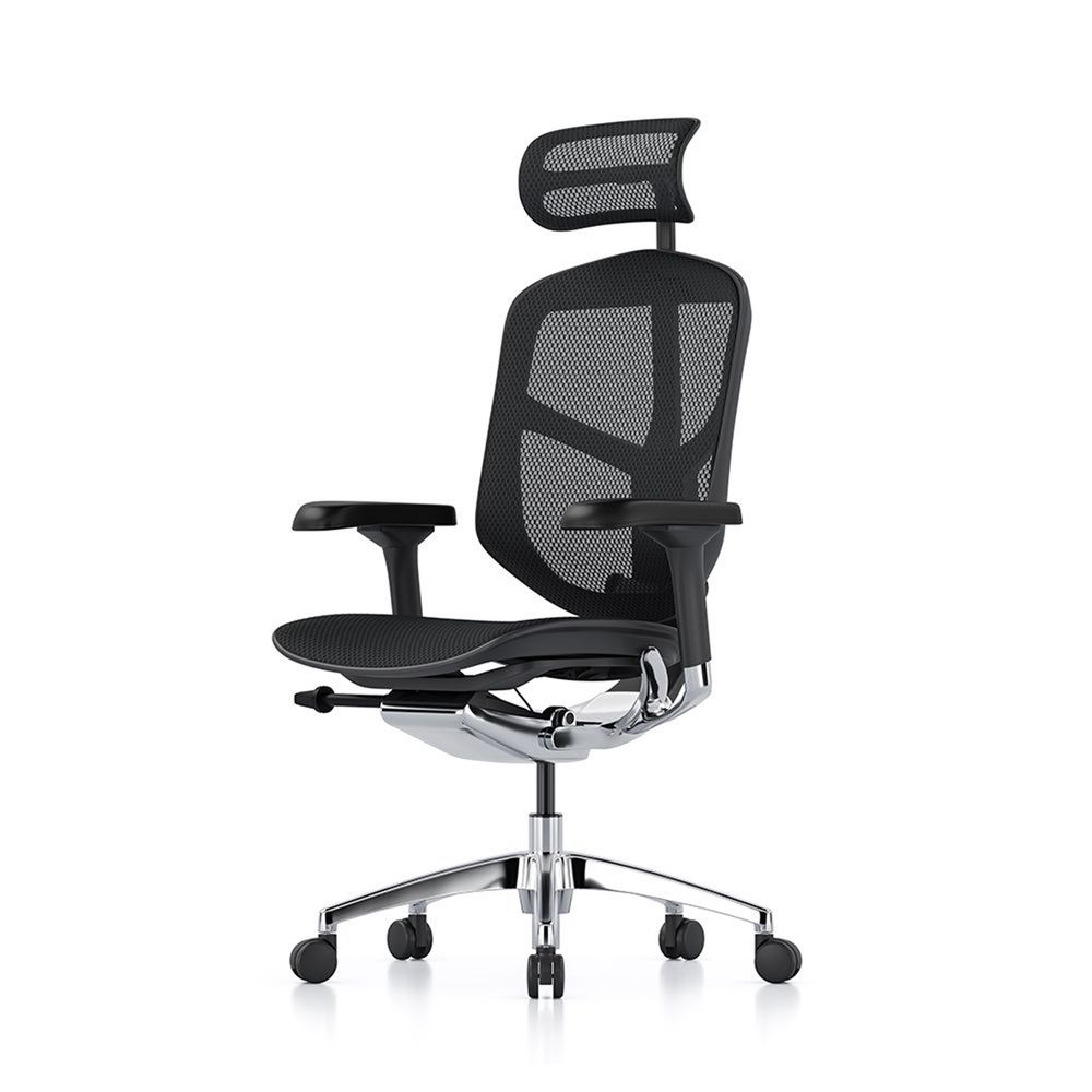 Ghế Công Thái Học Ergohuman Enjoy Elite Gen 2 (Black - Mới, Full box, Nhập khẩu)
