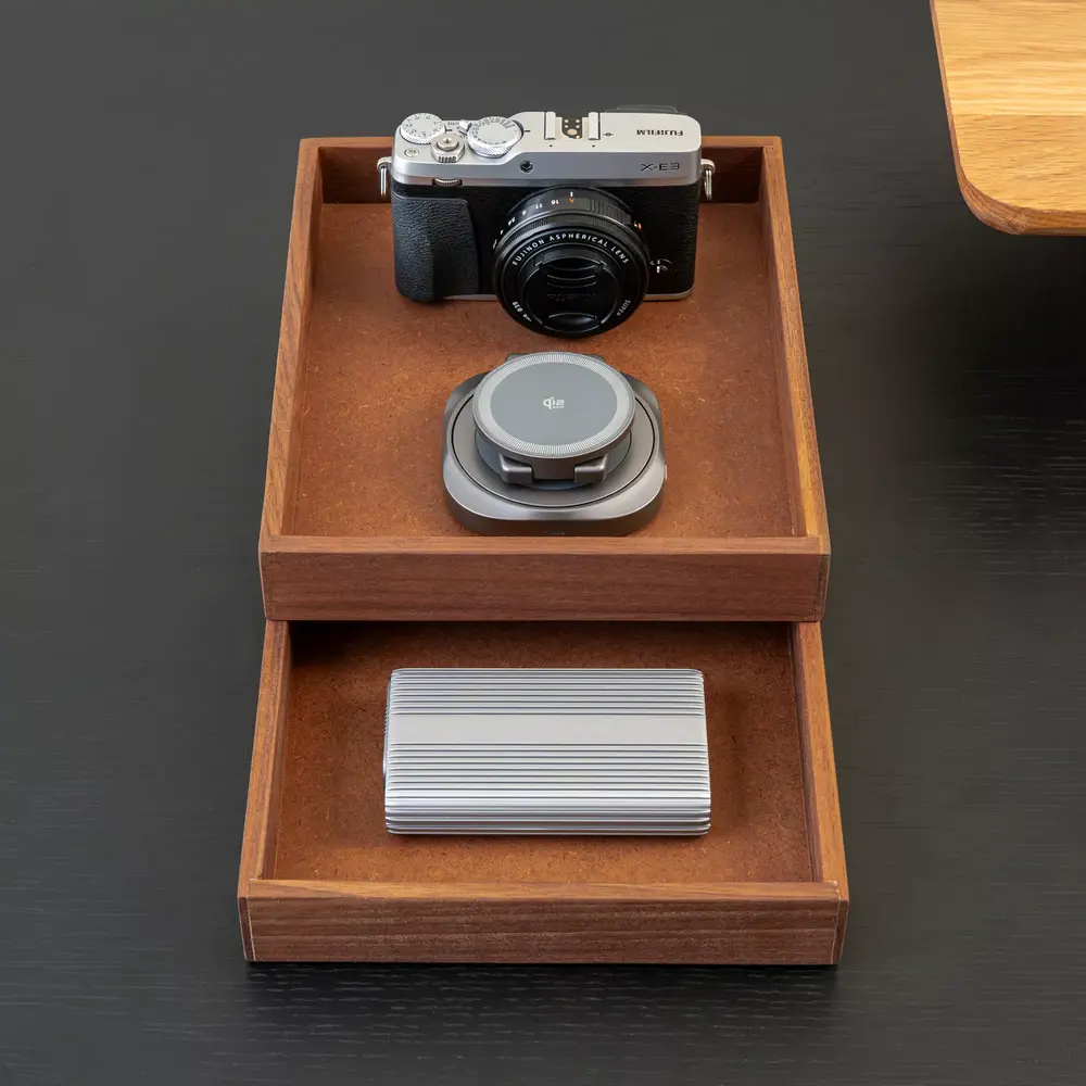 Valley Tray (24 × 20 × 3,7 cm - Walnut - Mới, Full box, Chính hãng) (NDTR25VALE02WN)