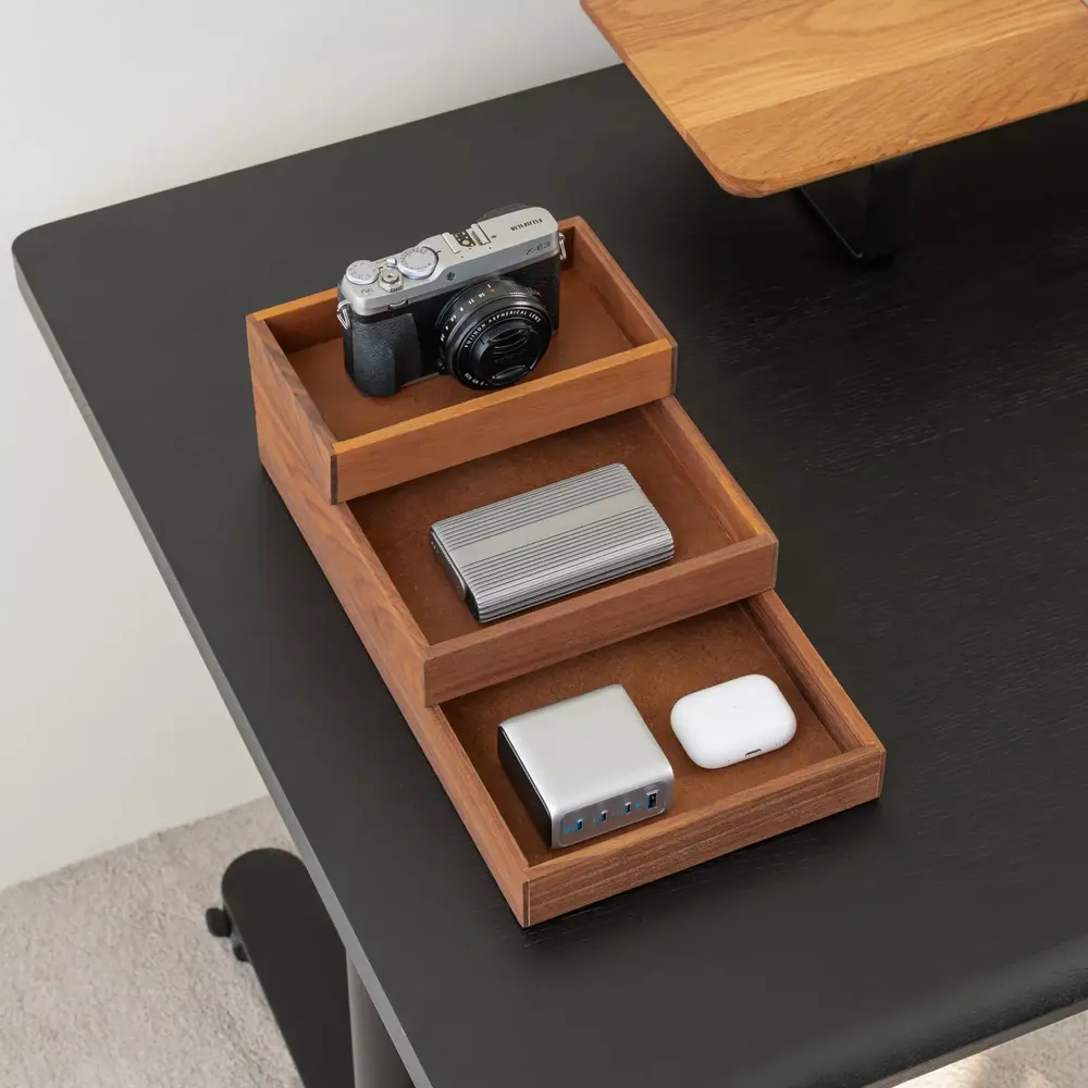 Valley Tray (36 × 20 × 3,7 cm - Walnut - Mới, Full box, Chính hãng) (NDTR25VALE01WN)