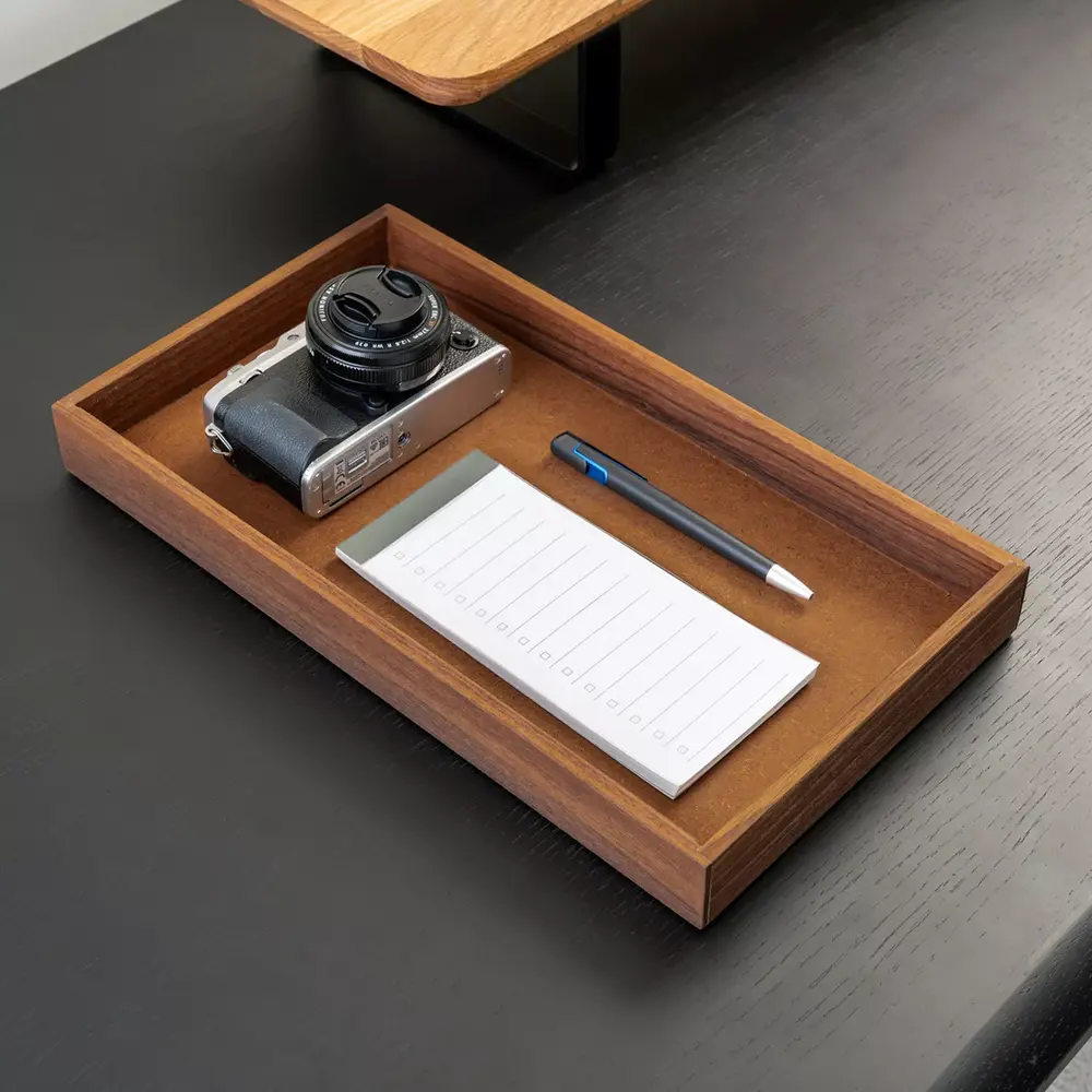 Valley Tray (36 × 20 × 3,7 cm - Walnut - Mới, Full box, Chính hãng) (NDTR25VALE01WN)