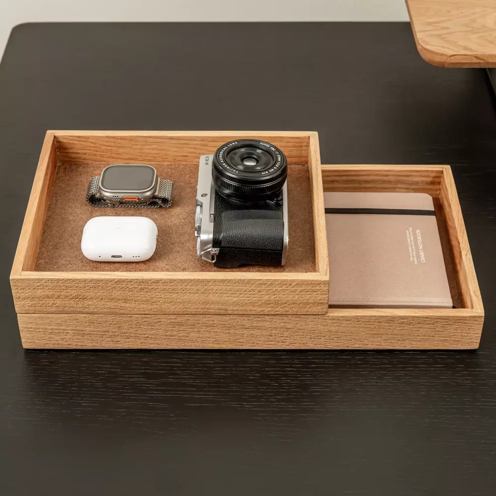 Valley Tray (36 × 20 × 3,7 cm - Natural OAK - Mới, Full box, Chính hãng) (NDTR25VALE01NT)