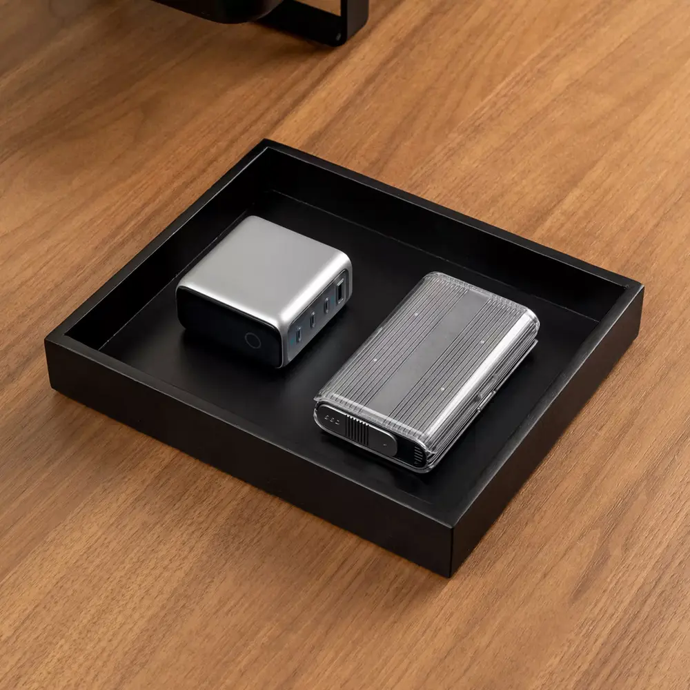 Valley Tray (12 × 20 × 3,7 cm - Black - Mới, Full box, Chính hãng) (NDTR25VALE03BK)